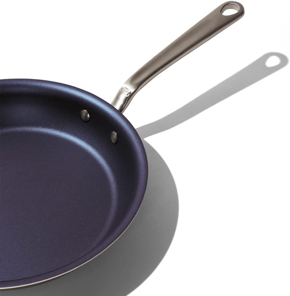 Made In Cookware - 10 Non Stick Frying Pan - Made Without PFOA - 5 Ply Stainless Clad Nonstick - Professional Cookware Italy - Induction Compatible - (Harbour Blue)