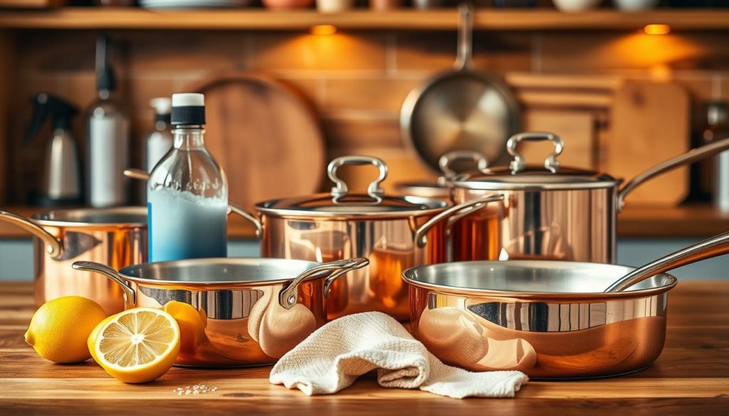 Copper cookware maintenance