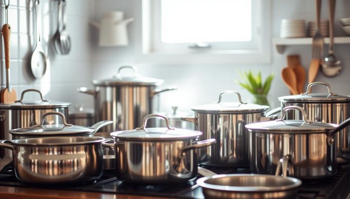 Stainless steel cookware