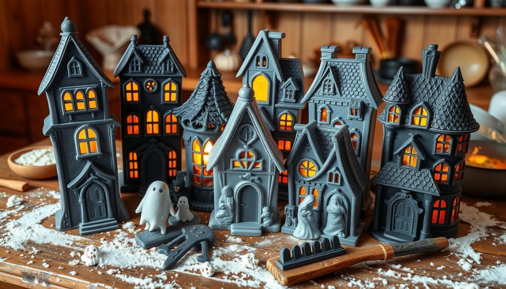 haunted house baking molds