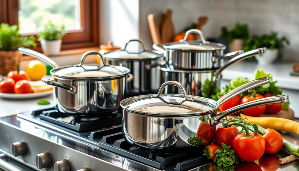 non-stick stainless steel cookware