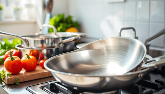 Are stainless steel pans safe for cooking?