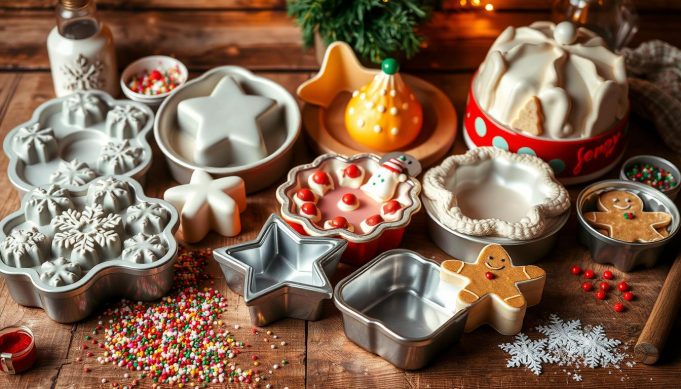 Festive cake pans