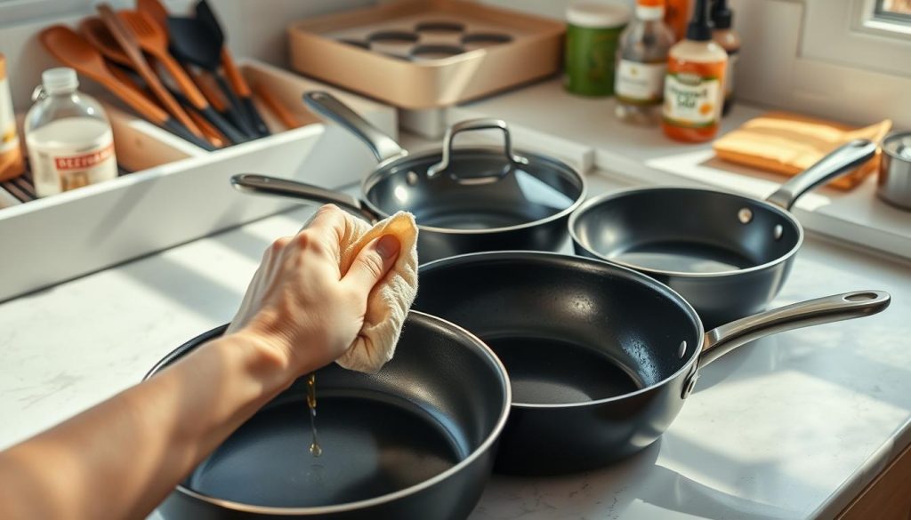 non-stick cookware care