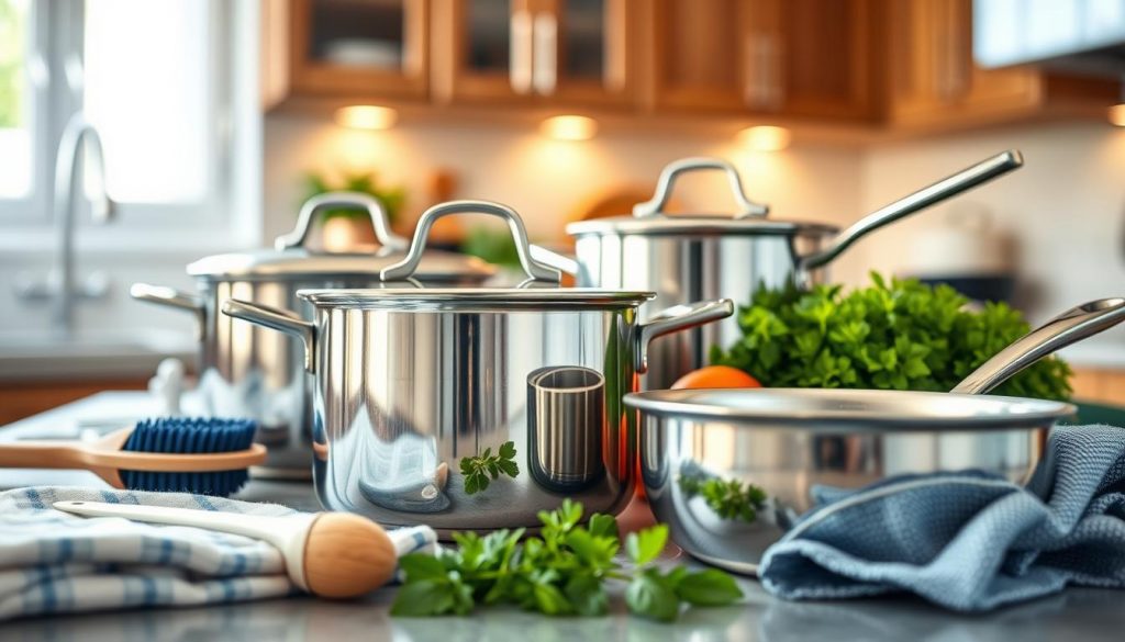 stainless steel cookware maintenance