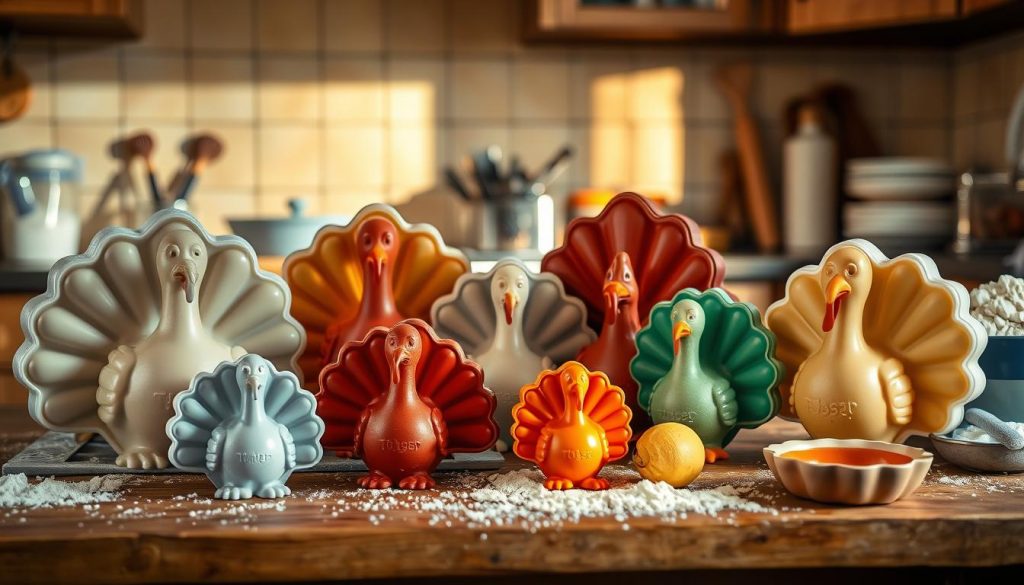 turkey-shaped baking molds