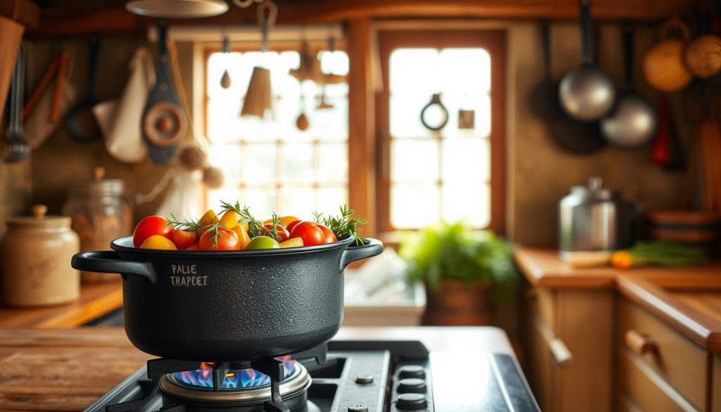 cooking with cast iron