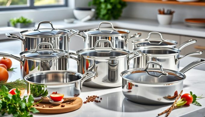 professional stainless steel cookware set