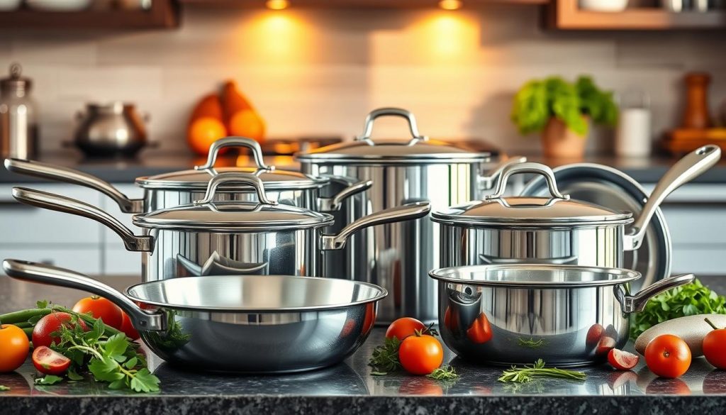 stainless steel cookware