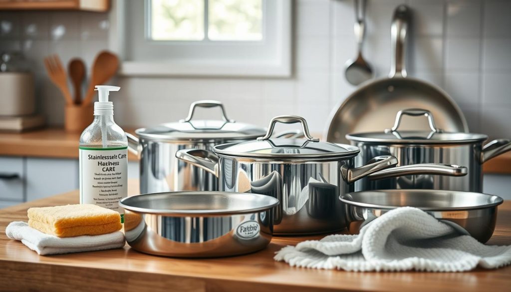 stainless steel cookware maintenance