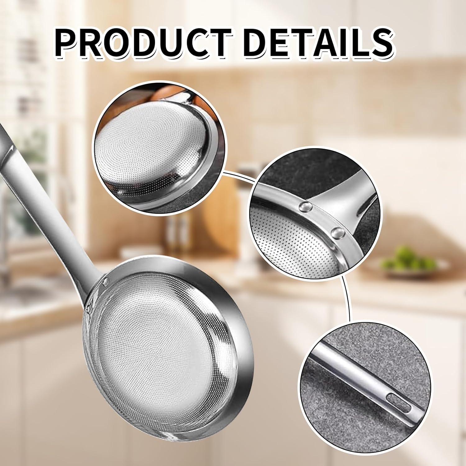 Fine Mesh Stainless Steel Colander