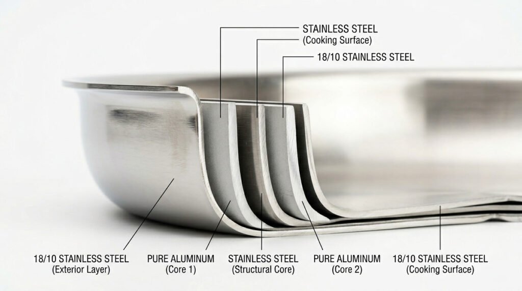 All-Clad D5 brushed cookware set